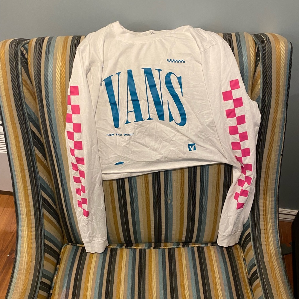 Vans Off The Wall Cropped Long Sleeve